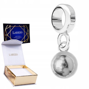 Charms wiszący srebro Kulka wiszący 925
