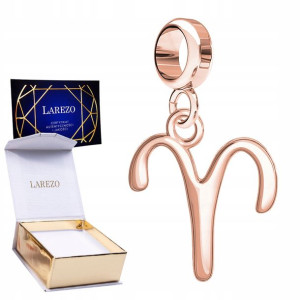 Charms wiszący Znak Baran różowe złoto 925