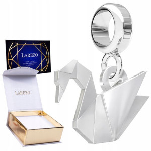 Charms wiszący Łabędź Origami srebro 925