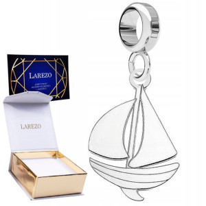 Charms wiszący Łódka srebro 925