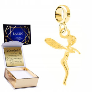Charms złoty + GRAWER Leśna Wróżka Witch 925