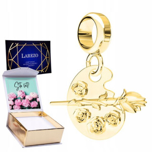Charms złoty + NADRUK paleta do farb Frida 925