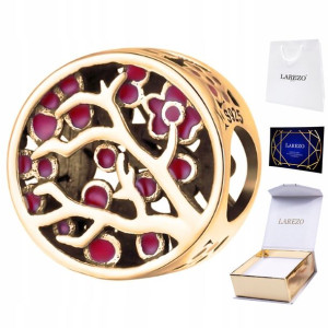 Charms złoty Drzewo tree srebro 925