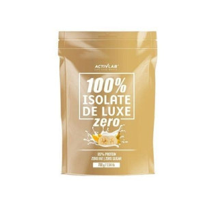 Activlab 100% Isolate De Luxe ZERO, odżywka białkowa, smak bananowy, 700 g