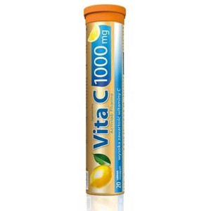 Activlab Pharma Vita C 1000 mg, smak cytrynowy, tabletki musujące, 20 szt.