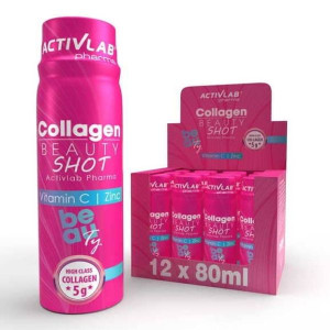 Activlab Pharma, Collagen Beauty Shot, zestaw 12 szt. po 80 ml