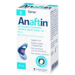 Anaftin, spray na afty, 15 ml