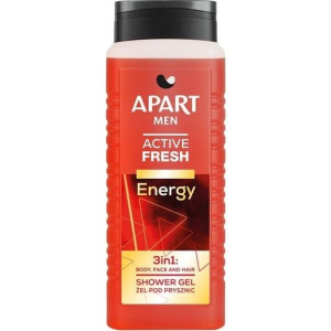 Apart Men Active Fresh, żel pod prysznic, energetyzujący, 500 ml