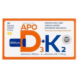 ApoD3+K2, kapsułki, 30 szt.