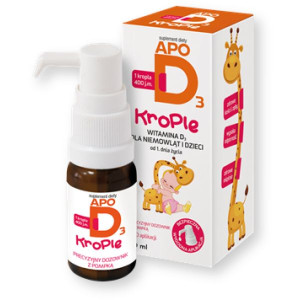ApoD3, 400 j.m., krople, 10 ml (200 aplikacji)