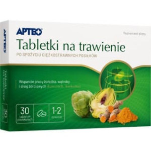Apteo, tabletki na trawienie, 30 szt.