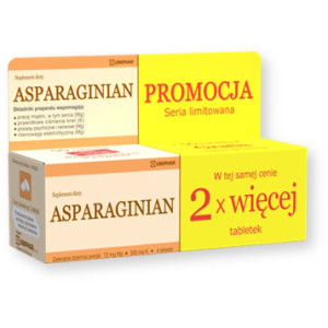 Asparaginian Magnez Potas, tabletki, 100 szt. (Uniphar)