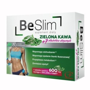 Be Slim Zielona Kawa, tabletki powlekane, 30 szt.