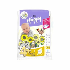 Bella Baby Happy Maxi Plus, pieluszki jednorazowe, 62 szt.
