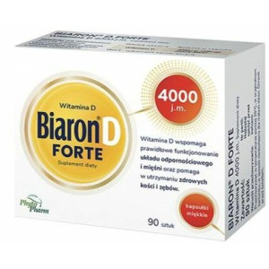 Biaron D Forte 4000 j.m., kapsułki, 90 szt.
