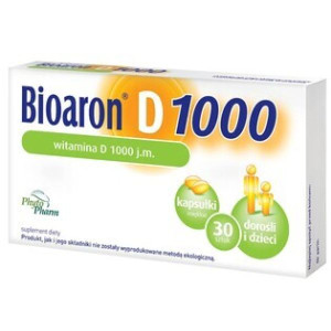 Bioaron Witamina D 1000 j.m., kapsułki miękkie, 90 szt.