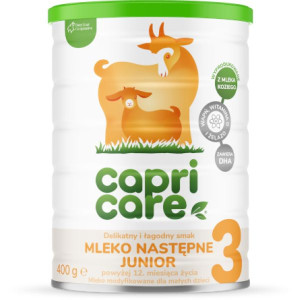 Capricare 3 Junior, mleko w proszku na mleku kozim, 400 g