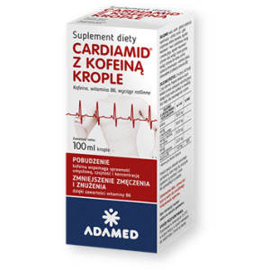 Cardiamid z kofeiną, krople doustne, 100 ml