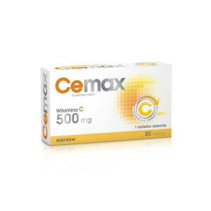 Cemax, witamina C 500 mg, tabletki, 30 szt.