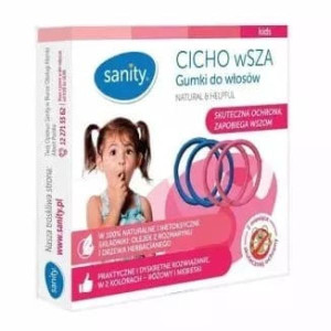 CICHO wSZA, gumki do włosów, 4 szt.