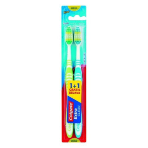 Colgate DUO Extra Clean, szczoteczka do zębów, średnia, 2 szt.