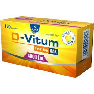 D-Vitum forte MAX 4000 j.m., kapsułki, 120 szt.