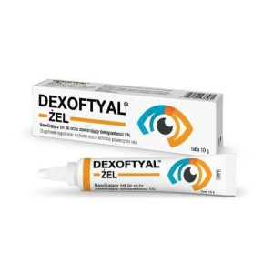 Dexoftyal, nawilżający żel  do oczu, 10 g