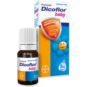 Dicoflor Baby, dla niemowląt i dzieci, krople, 5 ml
