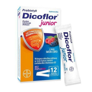 Dicoflor Junior, proszek w saszetkach, 12 szt.