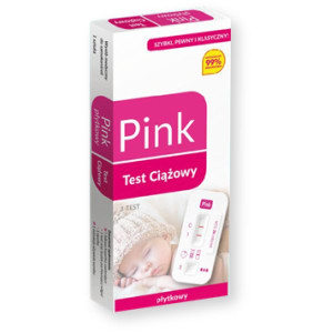 Domowe Laboratorium, Pink Płytkowy test ciążowy, 1 szt.