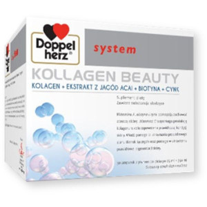 Doppelherz system Kollagen Beauty, płyn, 25 ml, ampułki, 30 szt.