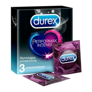 Durex Performax Intense, prezerwatywy, 3 szt.