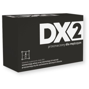 DX2, wzmacniający włosy, przeznaczony dla mężczyzn, kapsułki, 30 szt.