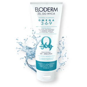 Eloderm Omega 3-6-9, żel do mycia, 200 ml