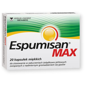 Espumisan MAX, kapsułki miękkie, 20 szt.
