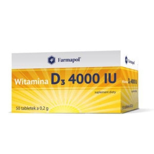 Farmapol, Witamina D3 4000iu, tabletki, 50 szt.