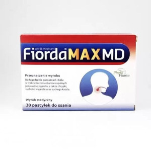 Fiorda Max MD, pastylki do ssania, 30 szt.