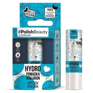FlosLek Laboratorium Lip Care & Vege, pomadka do ust, HIALURON, 19 g