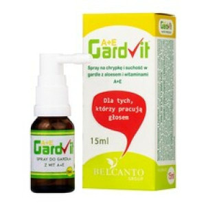 GardVit Olive A+E, spray do gardła, dla dzieci, dorosłych, 15 ml