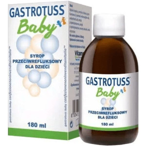 Gastrotuss Baby, syrop przeciwrefluksowy dla dzieci, 180 ml