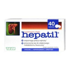 Hepatil, tabletki, 40 szt.