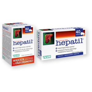 Hepatil, tabletki, 80 szt.
