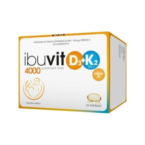 Ibuvit D3 4000+K2 MK-7 Omega 3, kapsułki, 30 szt.