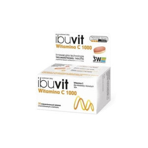 Ibuvit Witamina C 1000 mg, tabletki, 30 szt.