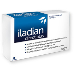 Iladian direct plus, tabletki dopochwowe, 10 szt.
