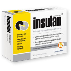 Insulan, tabletki powlekane, 60 szt.