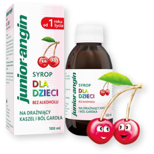 Junior angin, syrop dla dzieci, 100 ml