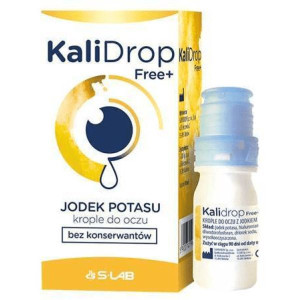KaliDrop Free+, krople do oczu z jodkiem potasu, 10 ml