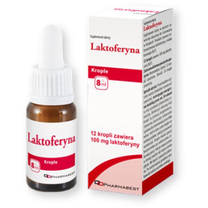 Laktoferyna, krople doustne, 8 ml