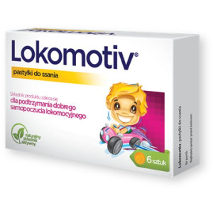 Lokomotiv, pastylki, do ssania, 6 szt.